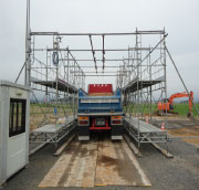 ダンプトラック土量計測システム